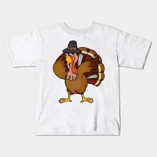 Dabbing Turkey 3To enable all products Kids T-Shirt